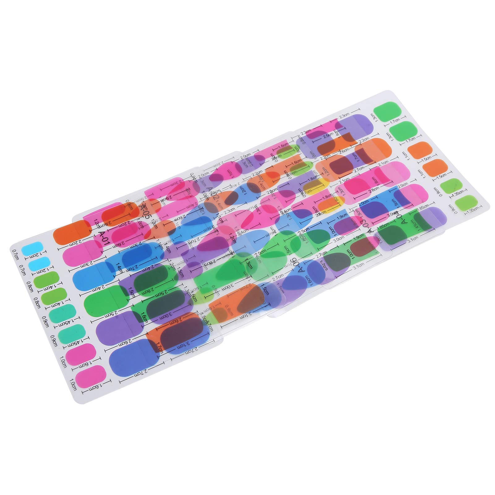 Professional Fiberglass Nail Extensions Kit - 6 Flexible Shapes for Salon & Home Use | DIY Manicure, Nail Art & Acrylic Enhancement