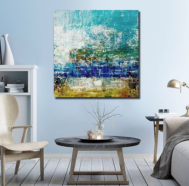 Large Abstract Acrylic Paintings for Bedroom & Living Room - Modern Contemporary Canvas Artwork - Perfect for Home Decor & Wall Art