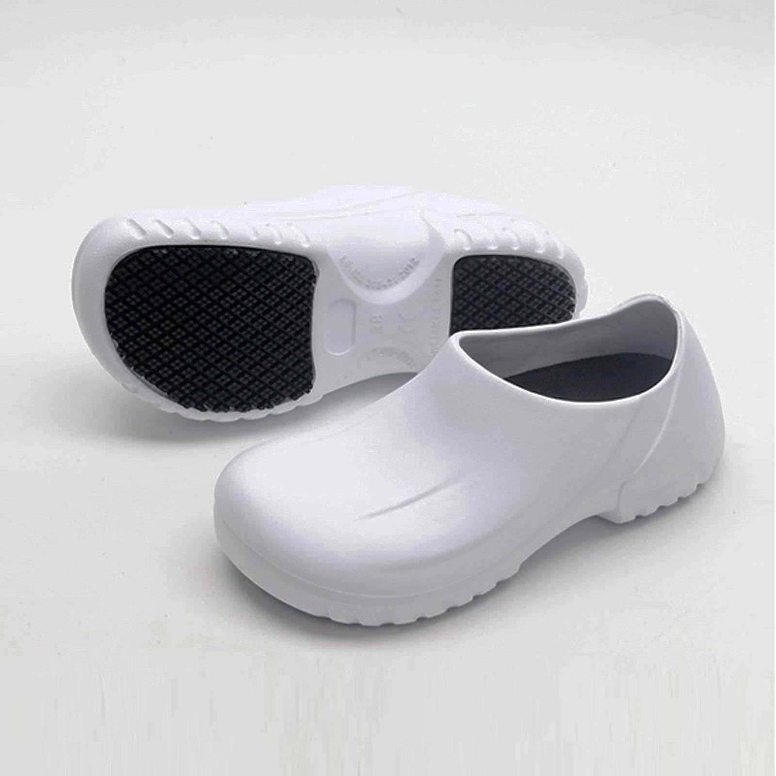 FLIOZY Non-Slip Chef Shoes for Men & Women - Professional Waterproof Kitchen Work Shoes, Nursing Shoes for Hospital, Garden & Restaurant Use - Unisex Safety Shoes for Cooking, Healthcare & Outdoor Work