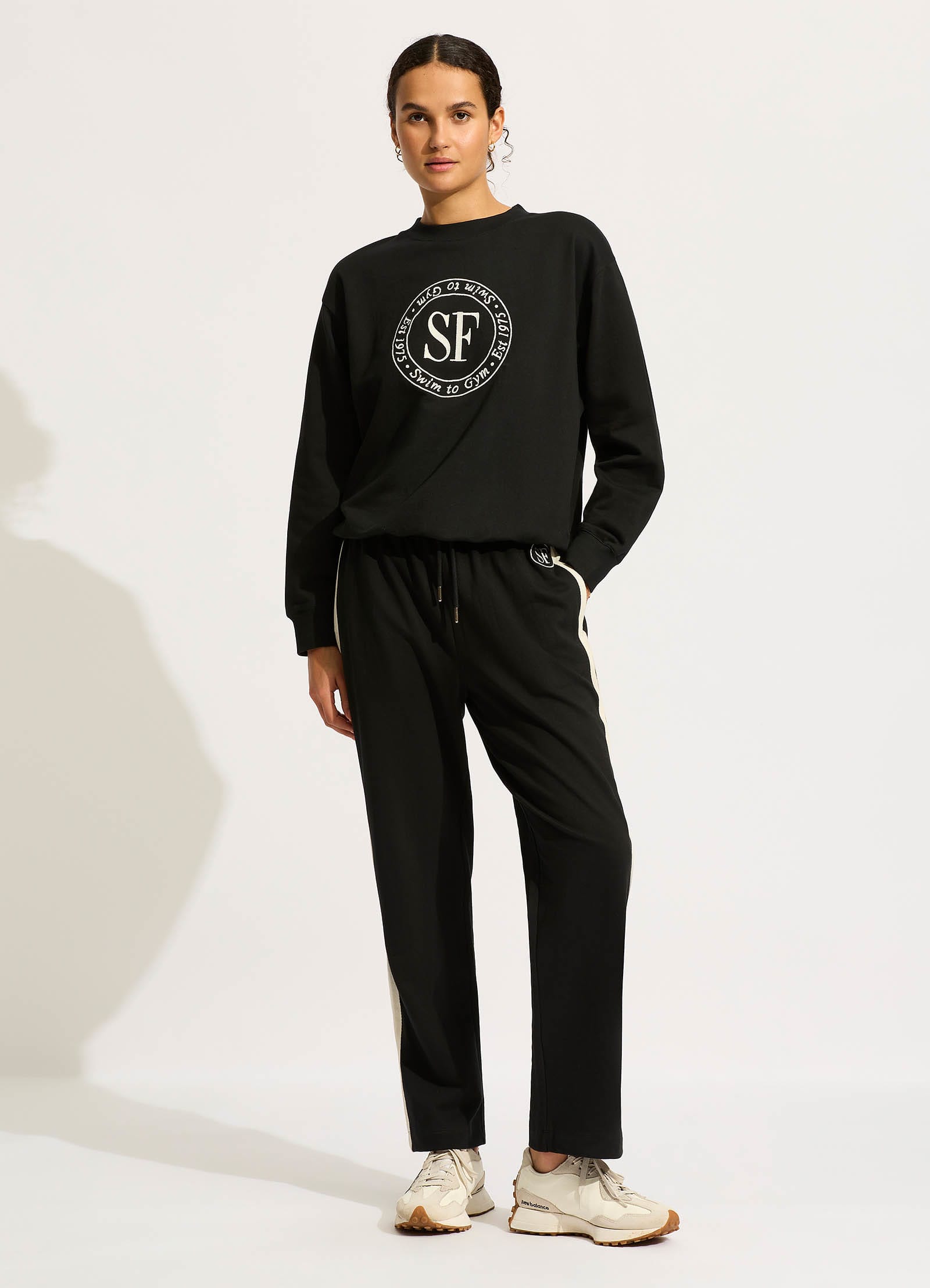Heritage Sweatpants for Men - Soft Cotton Jogger Pants with Elastic Waistband, Black - Perfect for Lounge, Gym, and Casual Wear