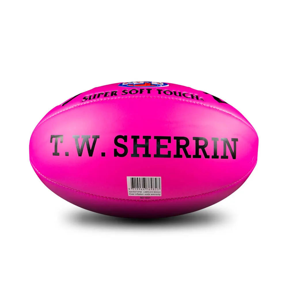 Sherrin Super Soft Touch Football - Premium Australian Football for Training & Games | Perfect for Kids, Beginners & Outdoor Sports Enthusiasts