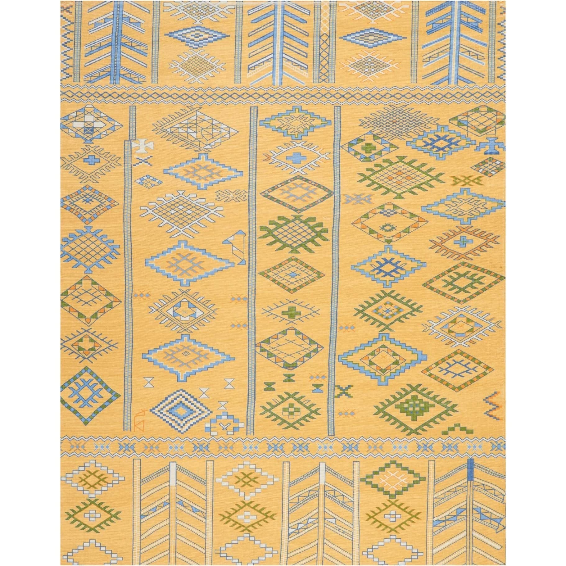 Nourison Madera Tribal Saffron 6'6