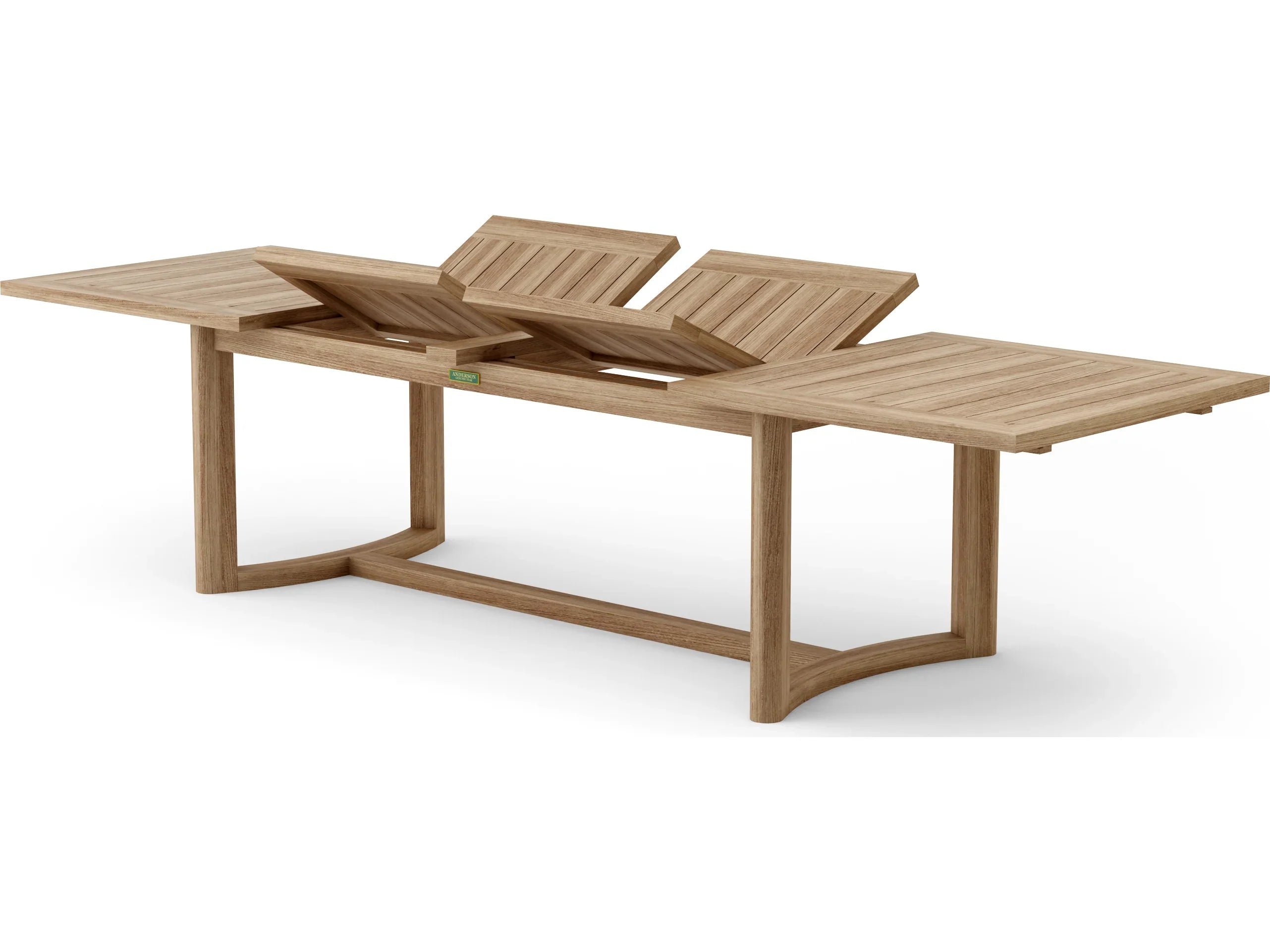 Anderson Teak Coronado Extendable Dining Table with Umbrella Hole - Outdoor Patio Furniture for Garden, Deck, and Poolside Entertaining | DS 311