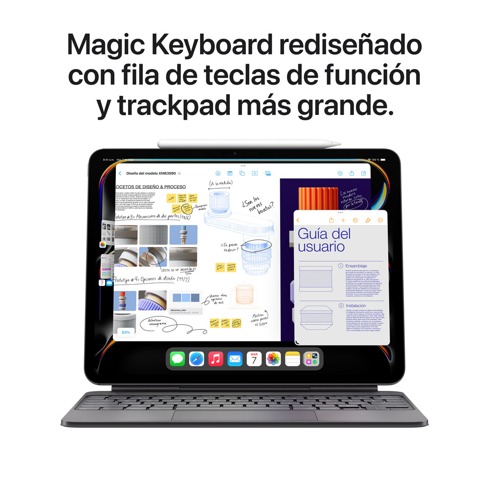Apple iPad Pro 11-inch Wi-Fi 1TB with Standard Glass - Space Gray (M4 Chip) - Perfect for Graphic Design, Video Editing & Business Productivity