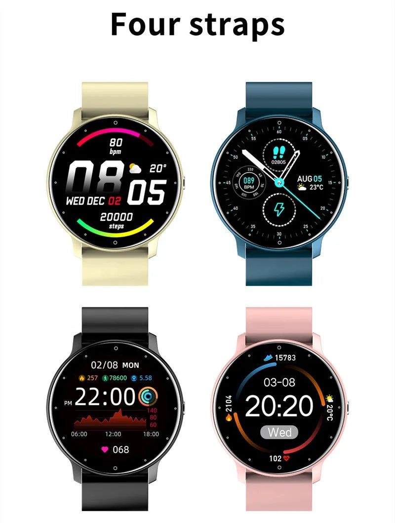 ZL02 Series Ultra 8/9 Round Smartwatch - Stylish Fitness Tracker with Heart Rate Monitor, Sleep Tracking & Waterproof Design - Perfect for Running, Swimming & Everyday Wear