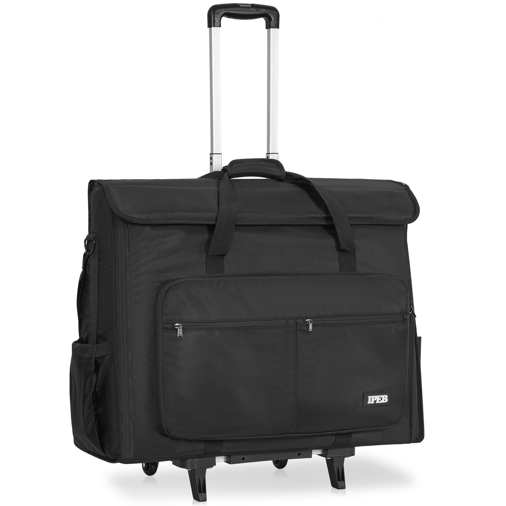Rolling Travel Tote Bag with Wheels for 27-inch iMac Desktop Computer & Accessories - Perfect for Office, Home, and Travel Use