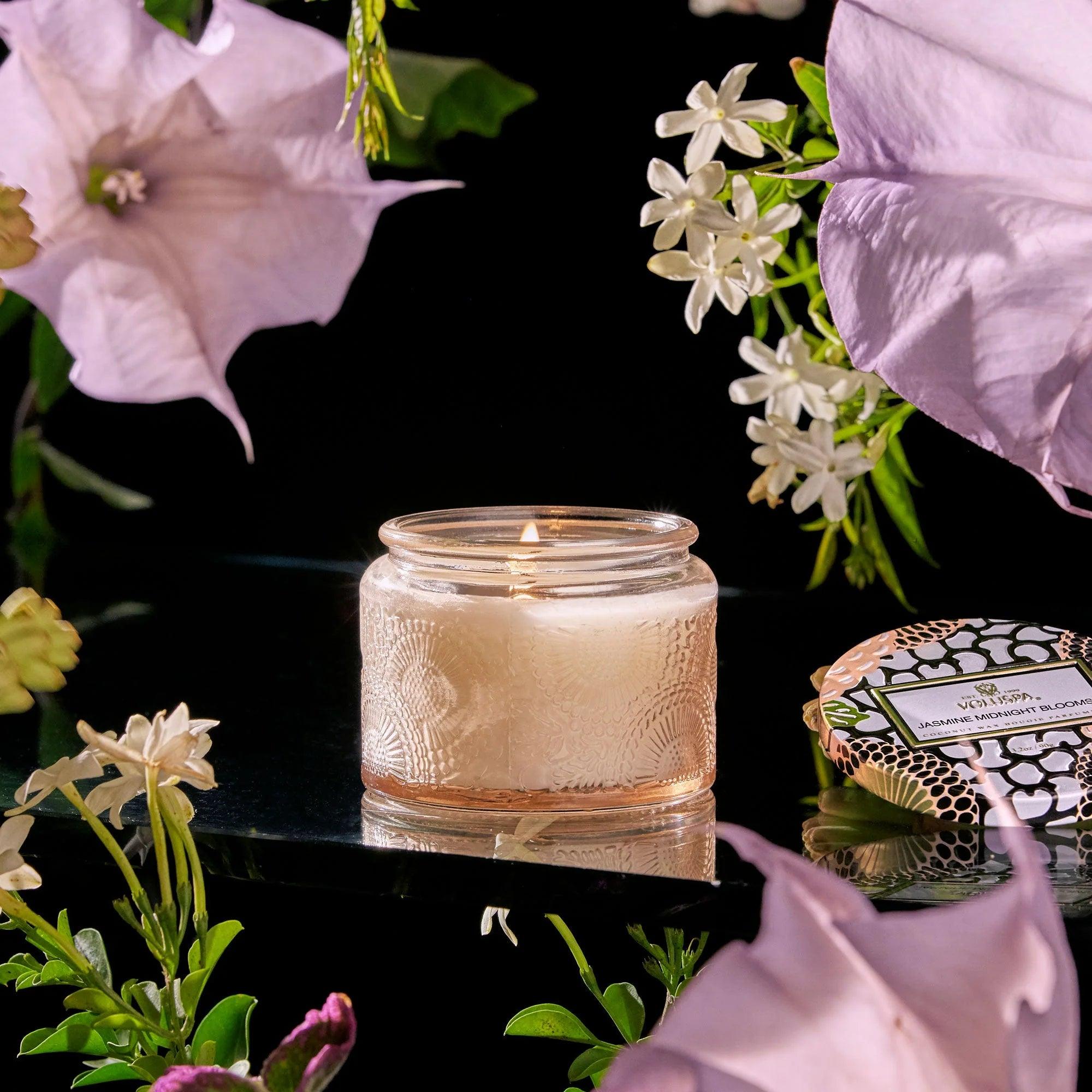 Premium Jasmine Midnight Blooms Petite Jar - Fragrant Dried Jasmine Flowers for Tea, Aromatherapy & Home Decor - Perfect for Relaxation, Gifts & Spa Nights