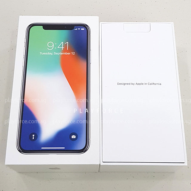 iPhone X 256GB Silver - Unlocked Smartphone with Face ID, 5.8