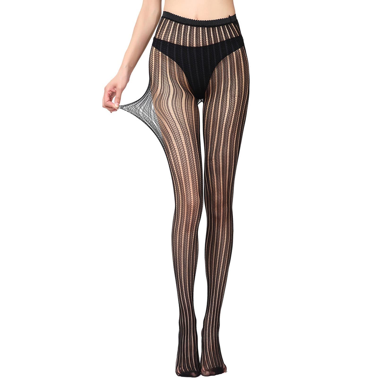 Sexy Women's Thigh High Stockings with Garter Belt - Sheer Silk Pantyhose & Plus Size Tights for Women - Perfect for Date Night, Cosplay and Lingerie Fashion
