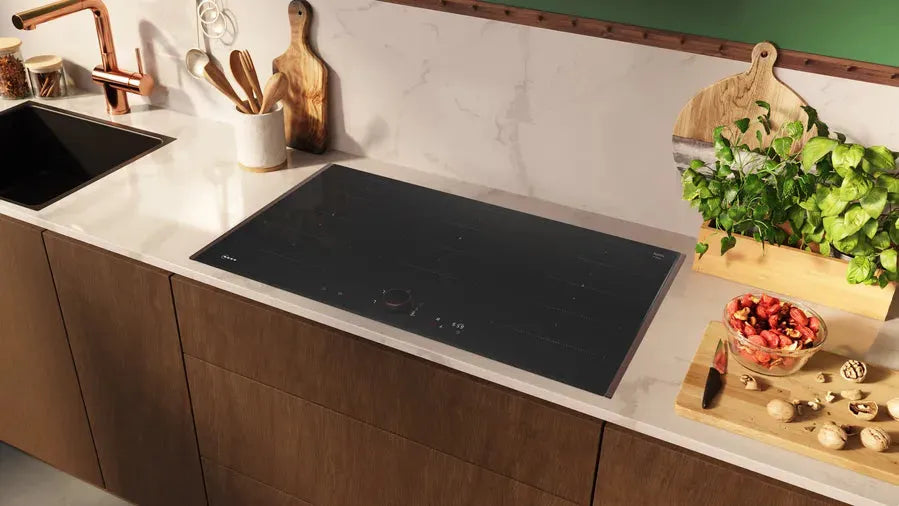 Neff 90cm Flex Induction Cooktop N90 T69YYX4C0 - Energy Efficient Induction Hob for Modern Kitchens | Perfect for Home Cooking, Entertaining & Small Spaces