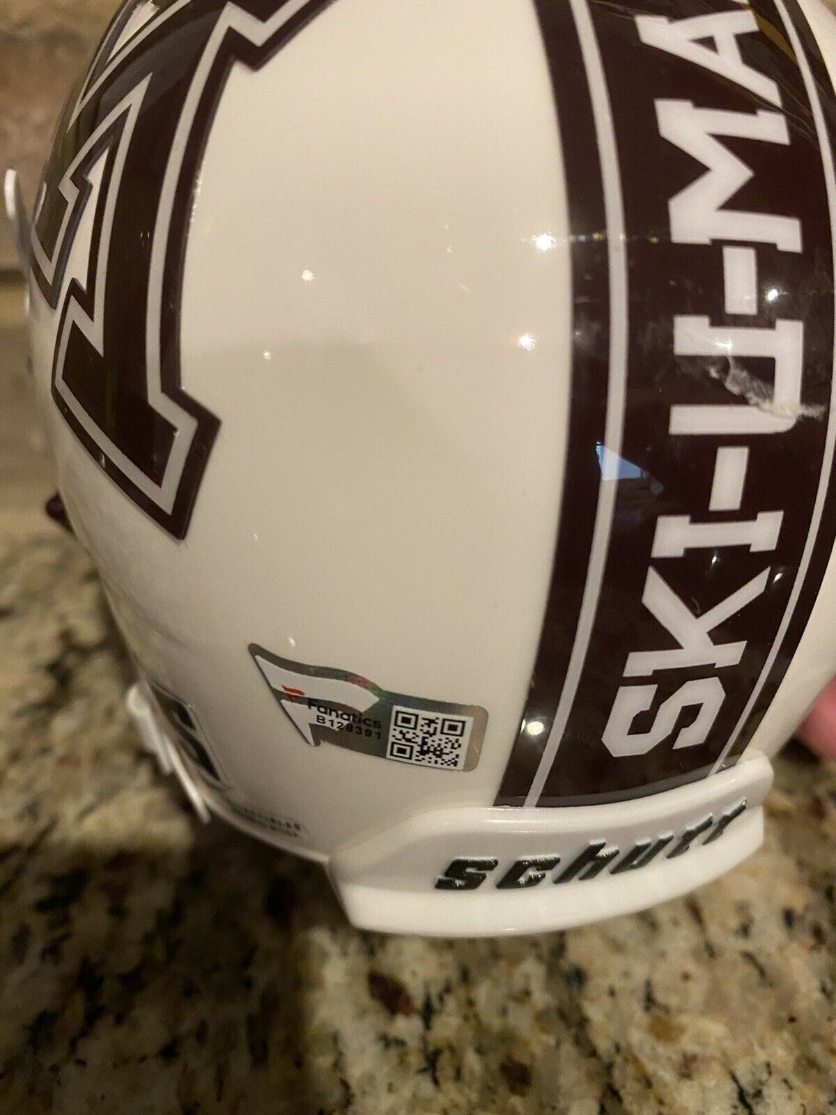 Rashod Bateman Autographed Minnesota Golden Gophers NCAA Mini Helmet - Signed Collectible Football Memorabilia for Fans & Sports Enthusiasts - Perfect for Display, Gifts, and Game Room Decor