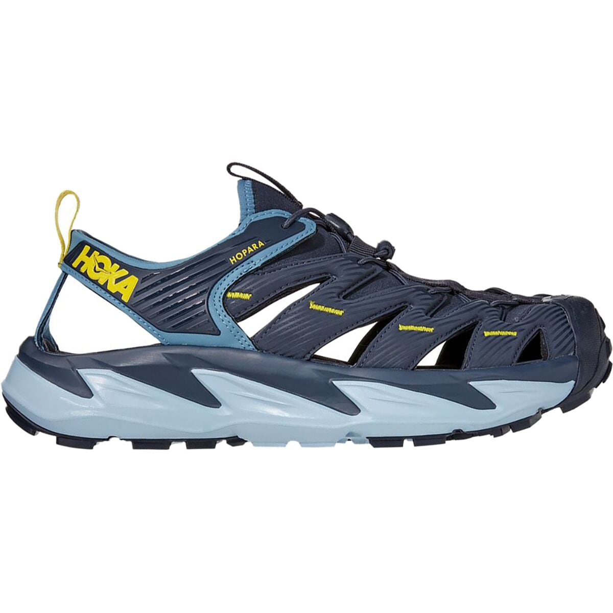 Hoka Hopara Men's Water Shoes - Ombre Blue/Provincial Blue - Size 11.5 D Medium - Lightweight & Quick-Drying for Hiking, Beach & Water Sports