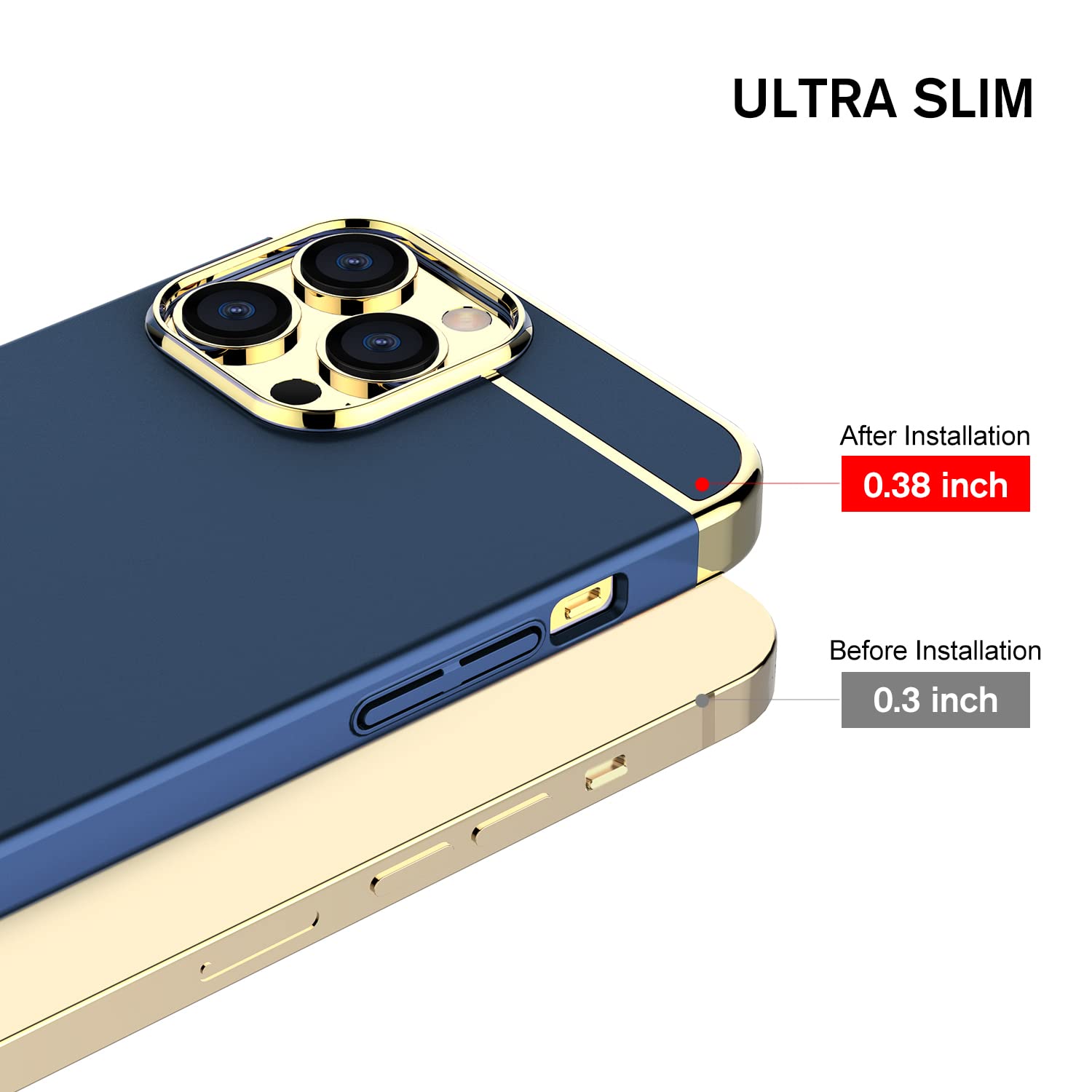 Ultra Thin Slim Hard Case for Apple iPhone 13 Pro Max (6.7