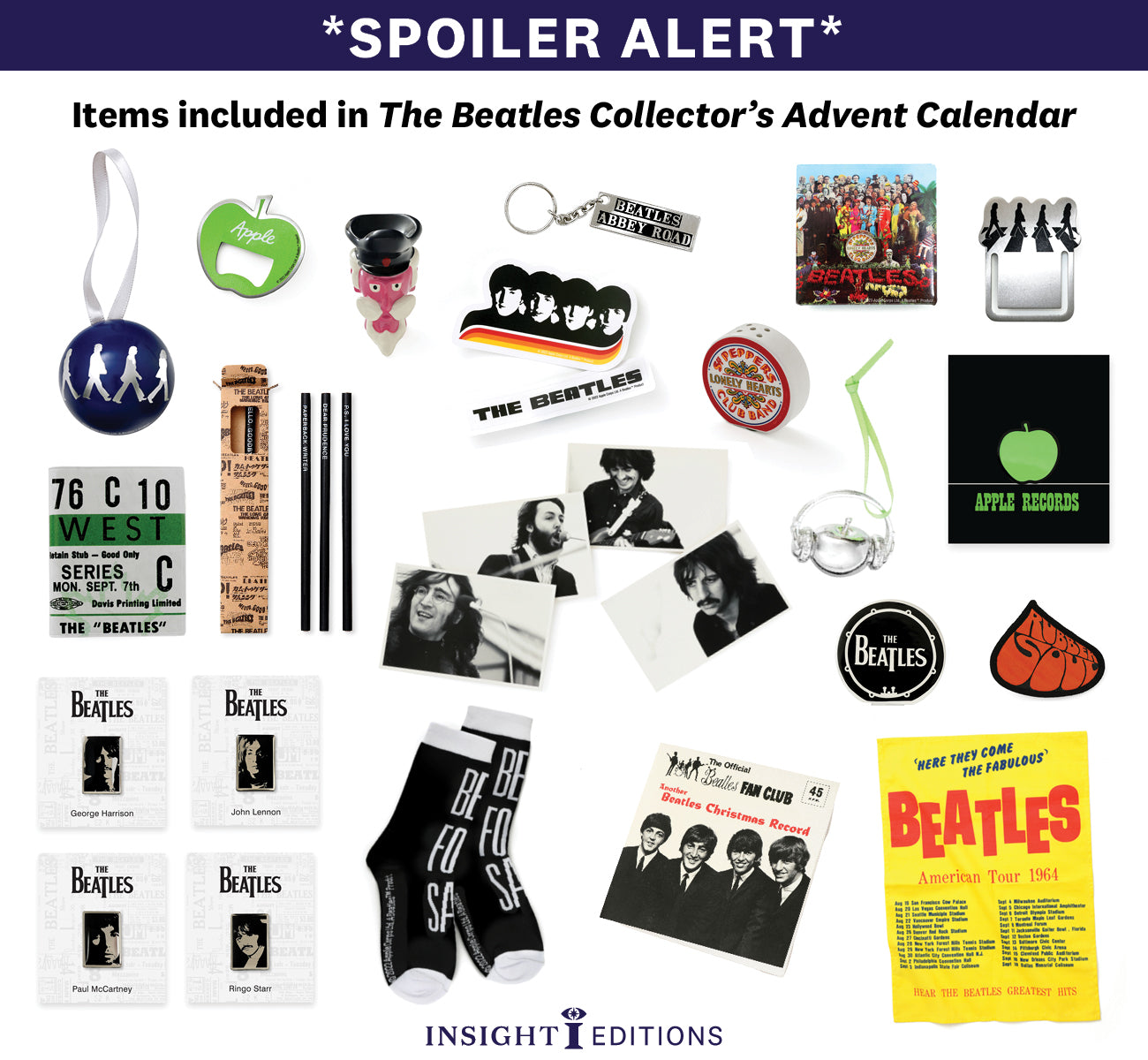 The Beatles Collector's Advent Calendar - 24 Days of Music Memorabilia & Holiday Countdown for Beatles Fans | Perfect Gift for Christmas, Beatles Enthusiasts & Music Lovers