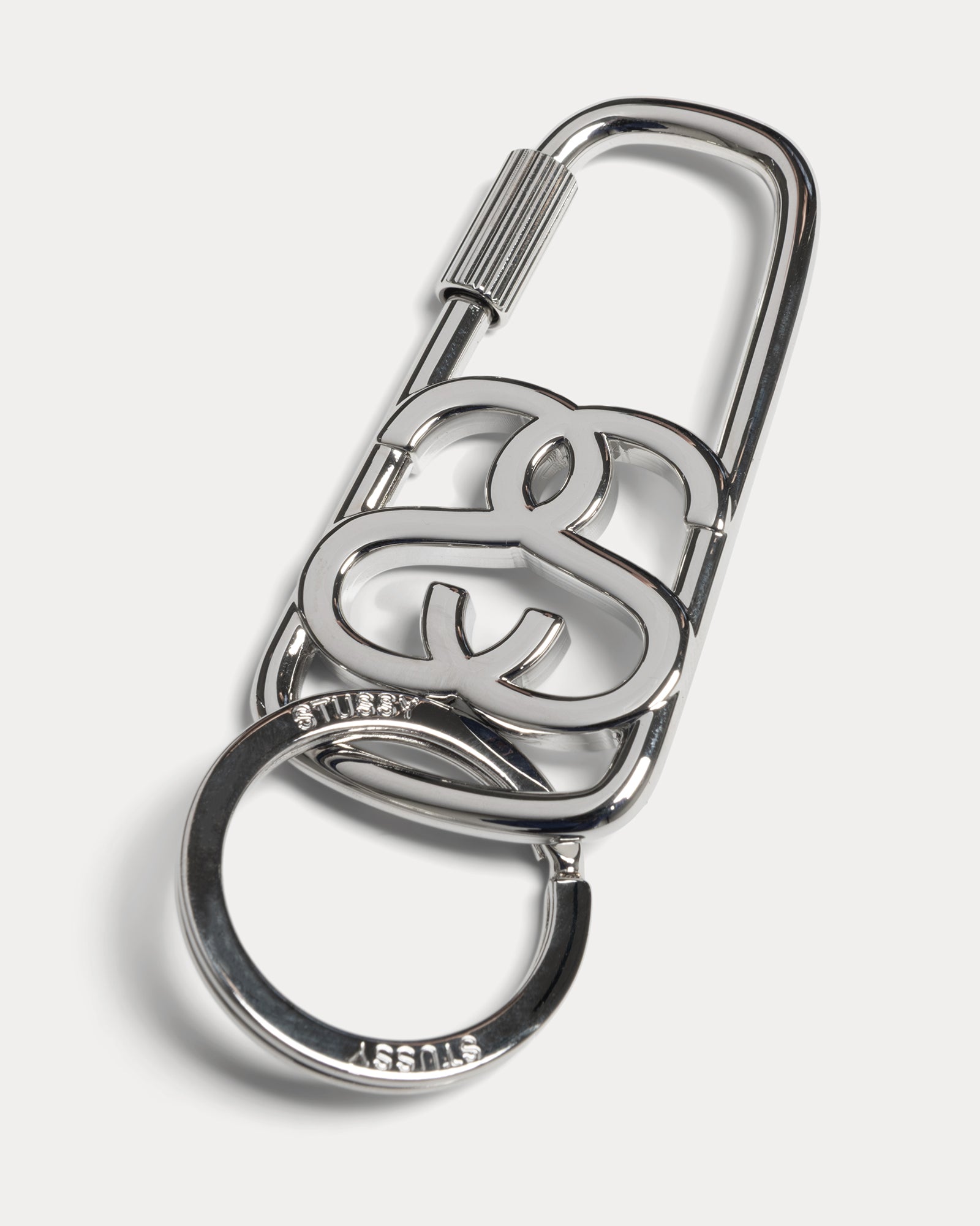 SS LINK TWIST CARABINER - Heavy Duty Stainless Steel Carabiner Clip for Outdoor, Hiking, Camping & Keychain - Secure Locking Mechanism for Gear & Equipment