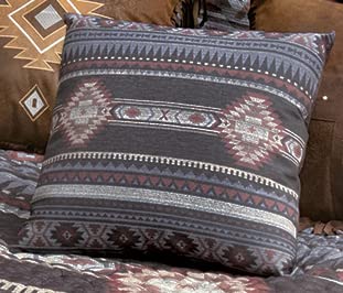 BLACK FOREST DECOR Sierra Nights Southwest Accent Pillow - Southwestern Style Throw Pillow for Couch, Bed & Home Decor - Perfect for Living Room, Bedroom or Patio