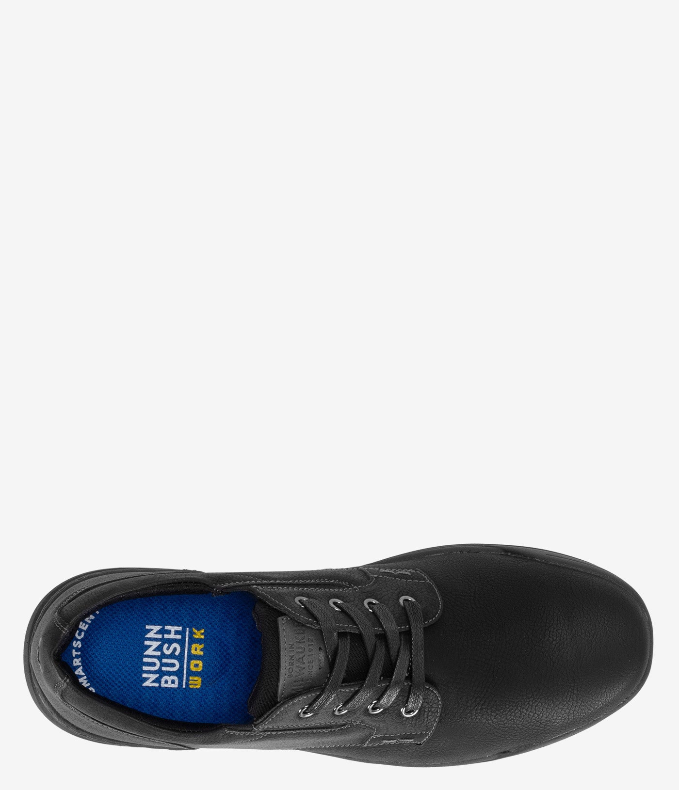 Nunn Bush Tour Work Plain Toe Oxford Shoes for Men - Comfortable & Durable Dress Shoes for Business, Office & Formal Occasions