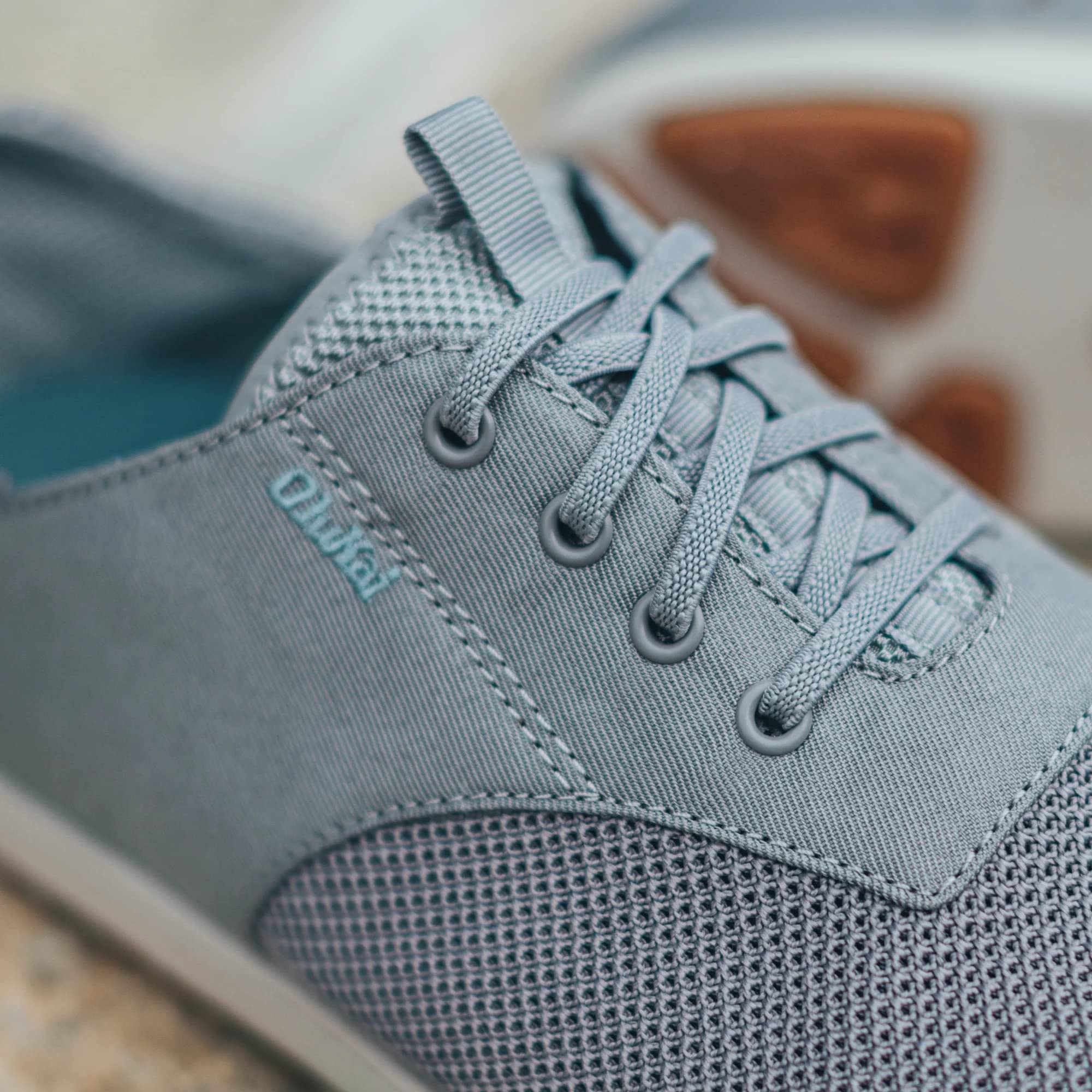 OLUKAI Nohea Moku Men's Shoes - Comfortable All Day Sneakers with No Tie Laces, Stretch Construction, Breathable Mesh & Durable All-Weather Rubber Soles - Perfect for Walking, Travel & Casual Wear