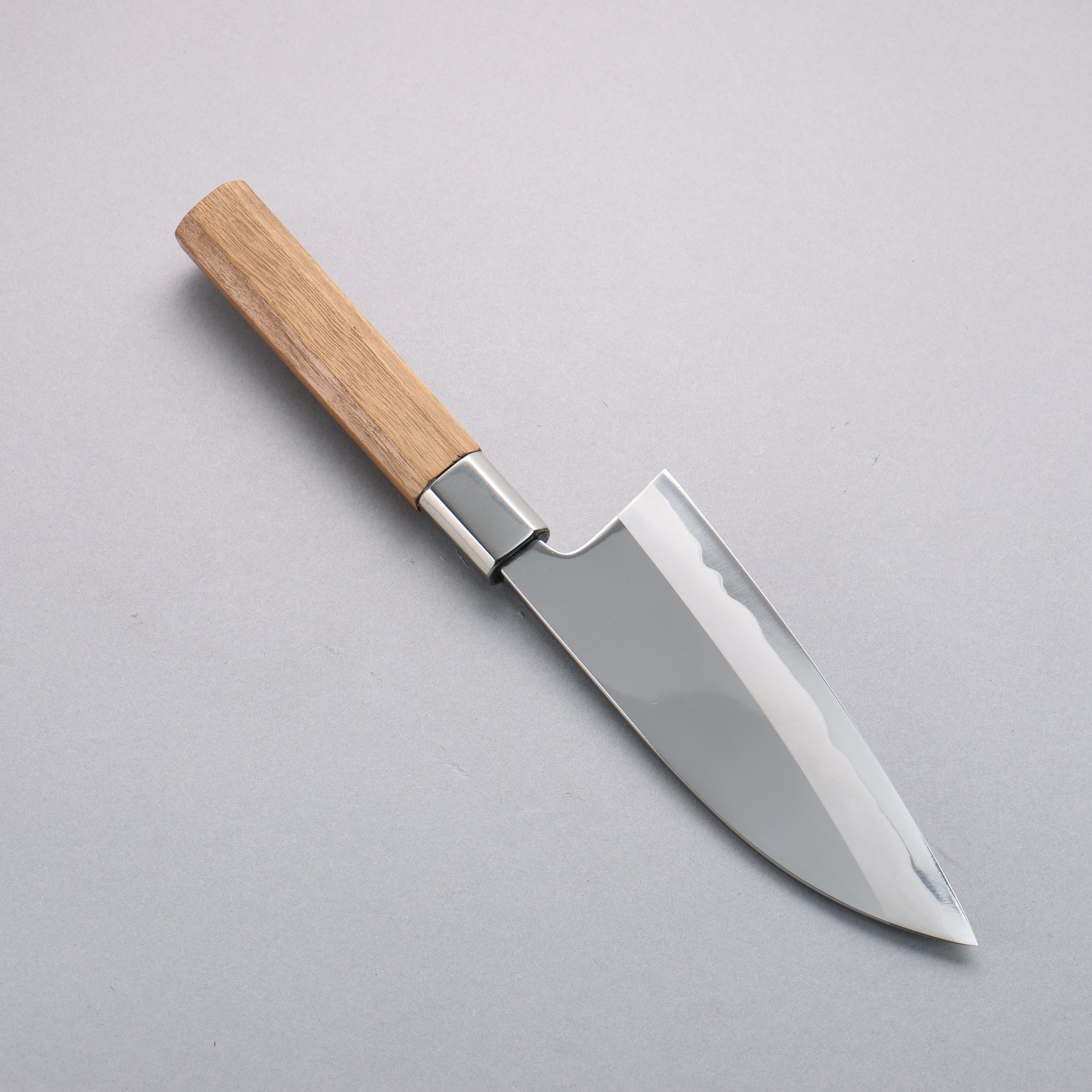 Premium Kurotori Silver Steel No.3 Migaki Finished Deba Knife 165mm with Walnut Handle - Professional Japanese Chef Knife for Sushi, Fish Filleting & Precision Cutting