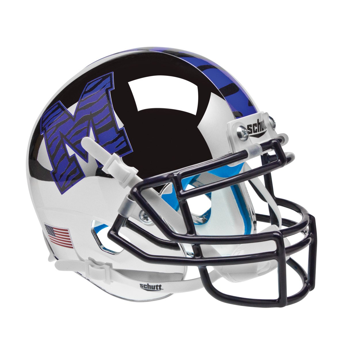 Schutt NCAA Memphis Tigers Replica XP Football Helmet - Authentic College Football Gear for Fans & Collectors - Perfect for Game Day, Tailgating, and Display