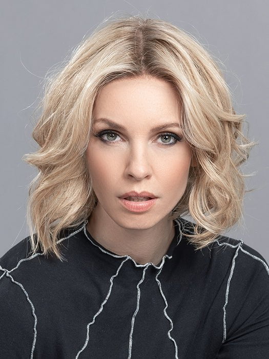 Premium Human Hair & Synthetic Blend Lace Front Wig with Double Mono Top - Natural Look for Daily Wear, Cosplay & Special Occasions