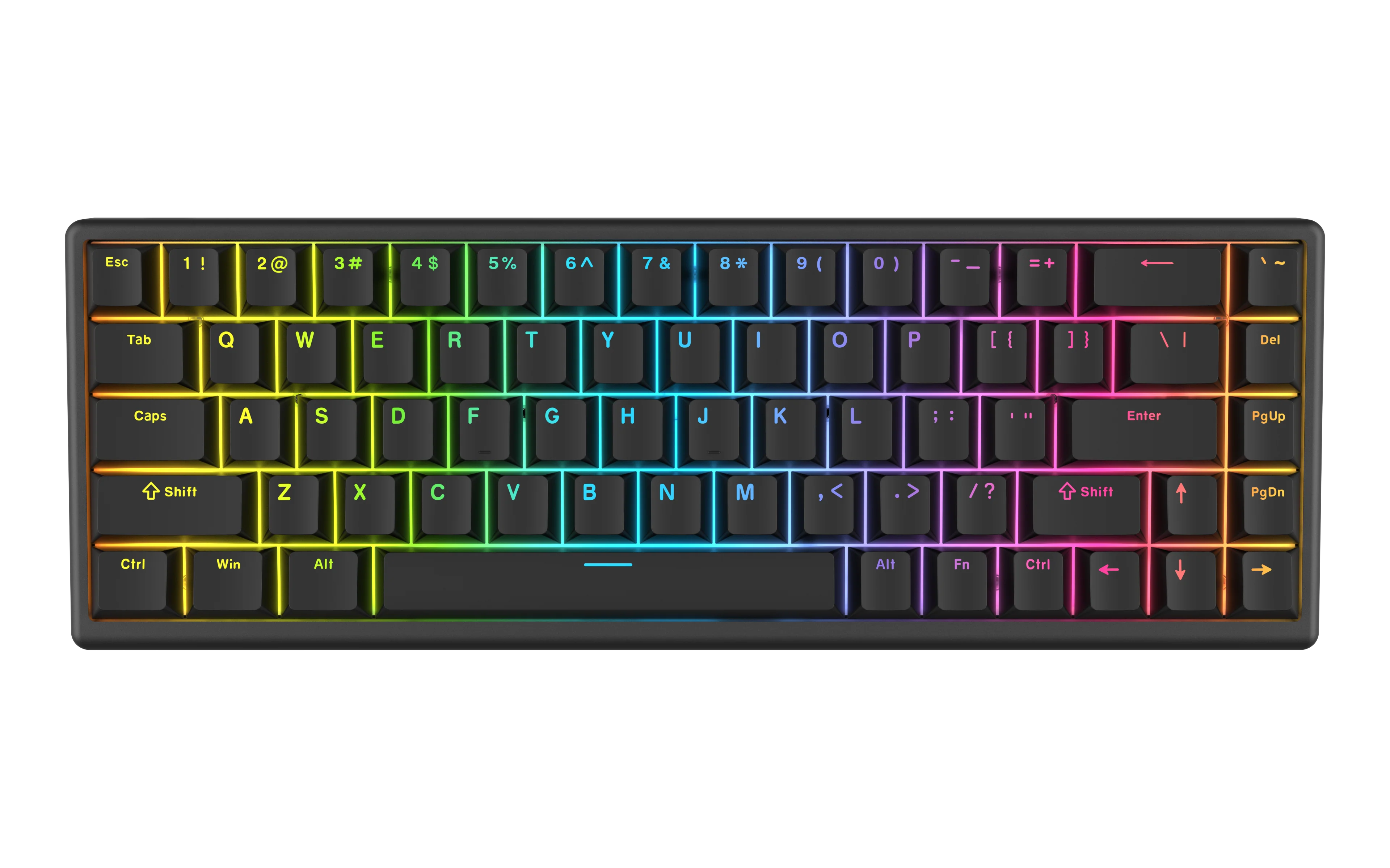 Arbiter Studio TENKO Polar 65+ Hall Effect Magnetic Gaming Keyboard - 65% Compact Mechanical Keyboard with Fast Trigger for PC, Mac - Perfect for FPS, MOBA Gaming & Office Work