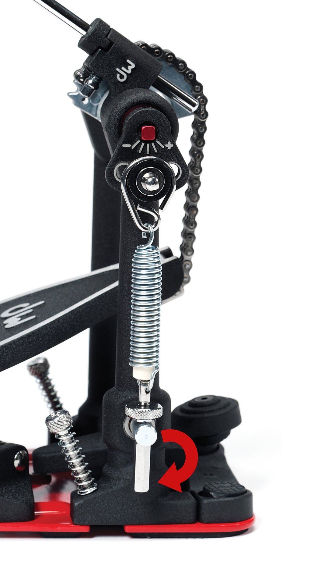 DW 5000 Turbo Single Bass Drum Pedal - Professional Drum Kit Accessory for Live Performances & Studio Recording