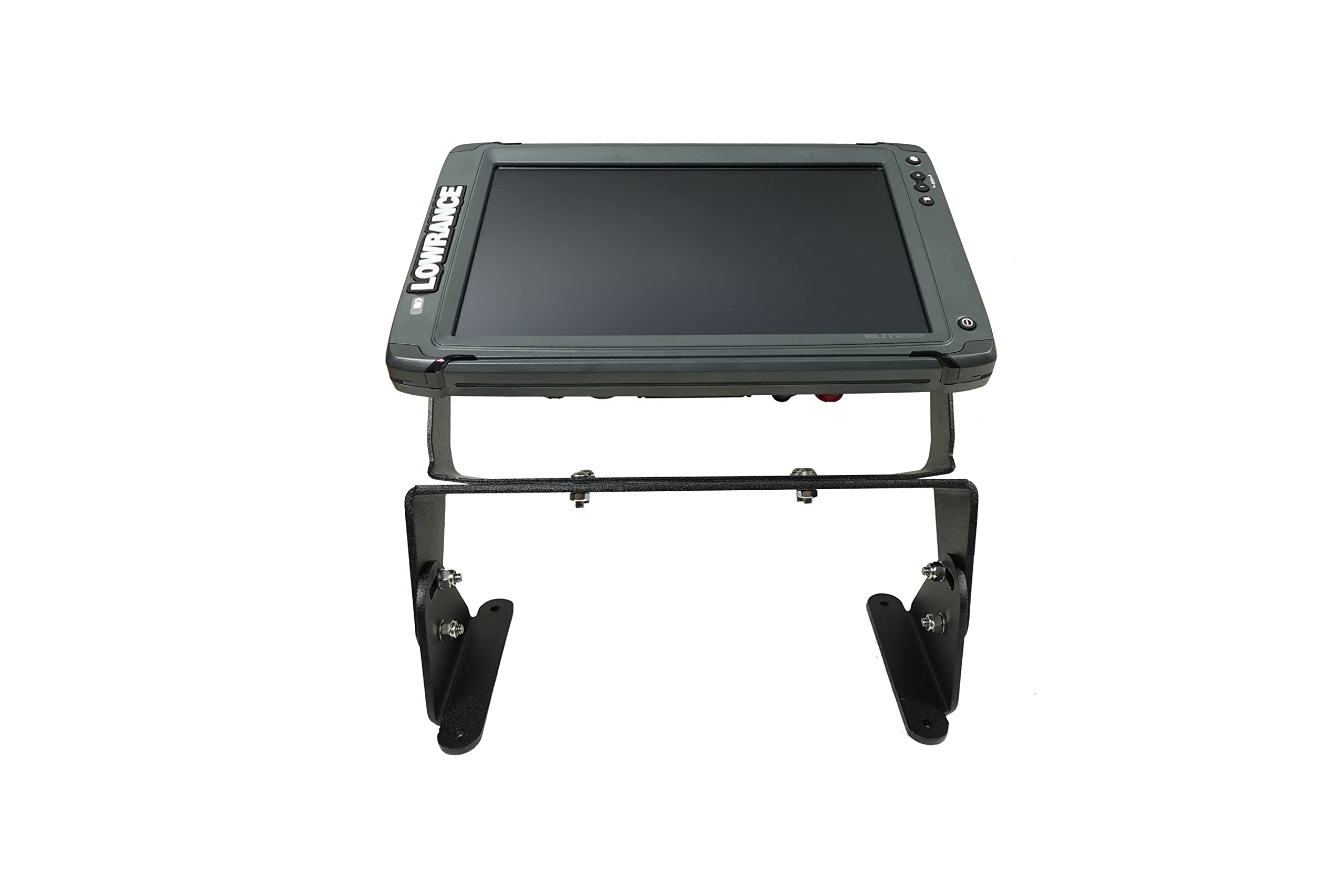 5 Inch Universal Adjustable Fish Finder Mount - Waterproof GPS Fishfinder Bracket for Kayak, Boat & Ice Fishing Electronics - Perfect for Humminbird, Garmin & Lowrance Devices