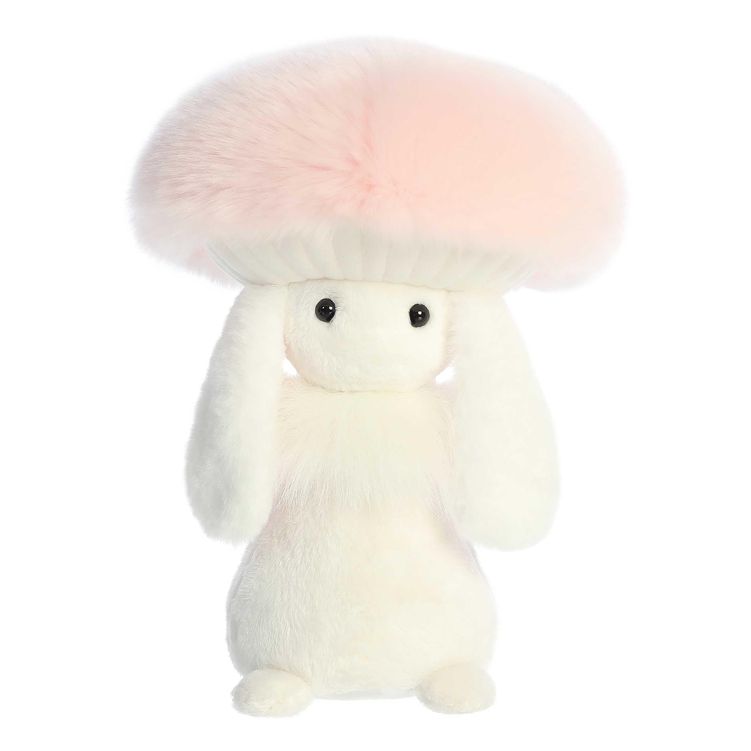 Aurora® Vibrant Spring Fungi Friends™ Plush Toy - Soft Stuffed Animal for Kids & Collectors - 11 Inch Pink Decorative Companion - Perfect for Gifts, Room Decor, and Cuddling