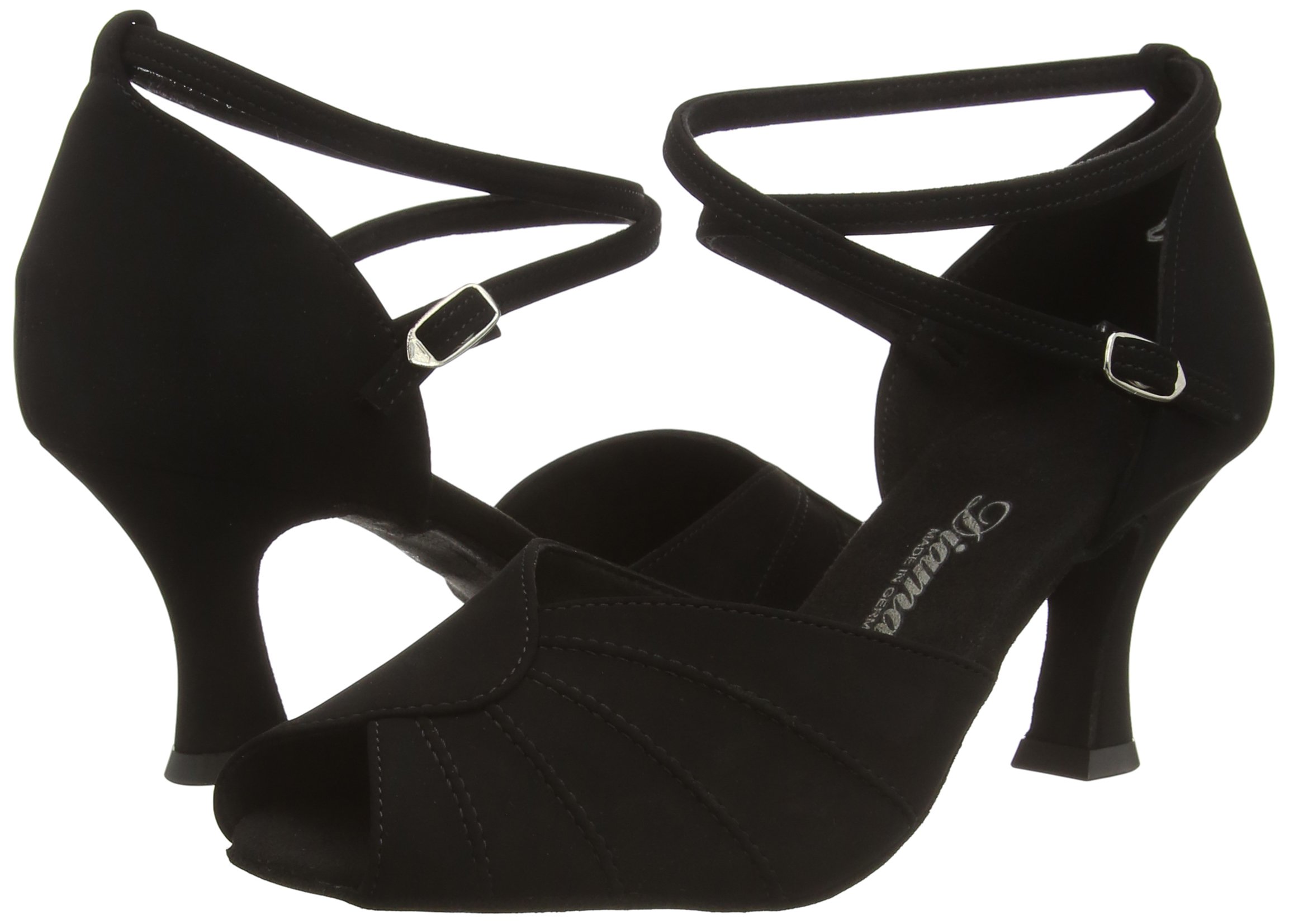Diamant 144-011-183 Women's Latin Dance Shoes - Professional Ballroom Salsa Tango Practice Shoes for Women - Perfect for Performances, Competitions & Social Dancing