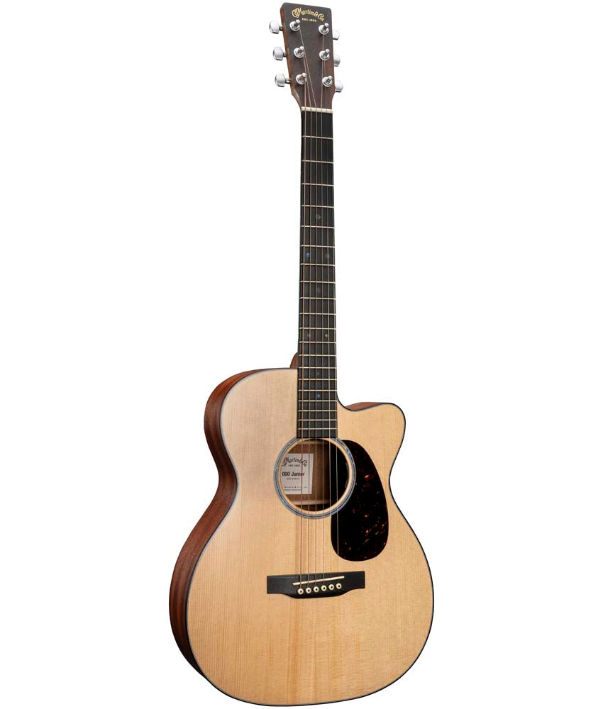 2025 Martin 000CJRE Junior Series Acoustic Electric Guitar - Premium Solid Wood Guitar with Cutaway & Electronics - Perfect for Beginners, Travel & Live Performances
