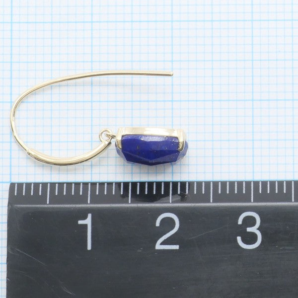 10K Yellow Gold Lapis Lazuli Earrings for Women - Genuine Stone Dangle Earrings - Elegant Jewelry Gift for Birthday, Anniversary & Special Occasions