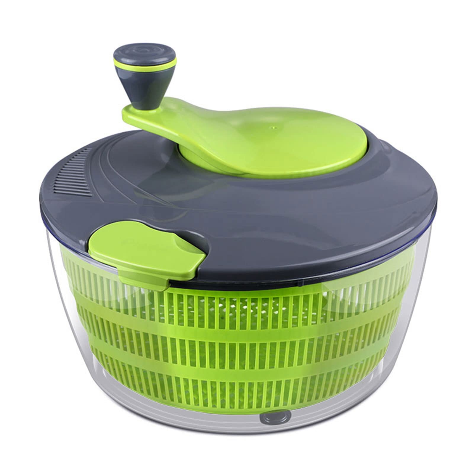 Odekai Salad Spinner - BPA Free Manual Vegetable & Fruit Dryer for Lettuce, Leafy Greens - Perfect for Home Kitchen, Healthy Eating & Meal Prep
