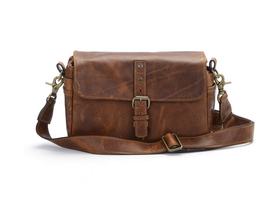 ONA Leather Bowery Camera Bag for DSLR & Mirrorless - Vintage Cognac Brown - Perfect for Travel, Street Photography & Everyday Use