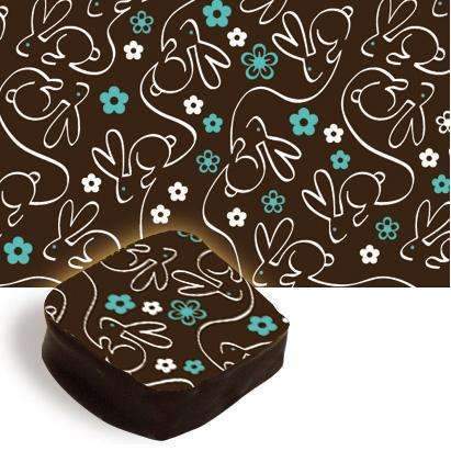 White Rabbits & Flowers Heat Transfer Vinyl Sheets for DIY T-Shirts, Tote Bags, and Fabric Crafts - Perfect for Custom Apparel, Home Decor, and Gift Making