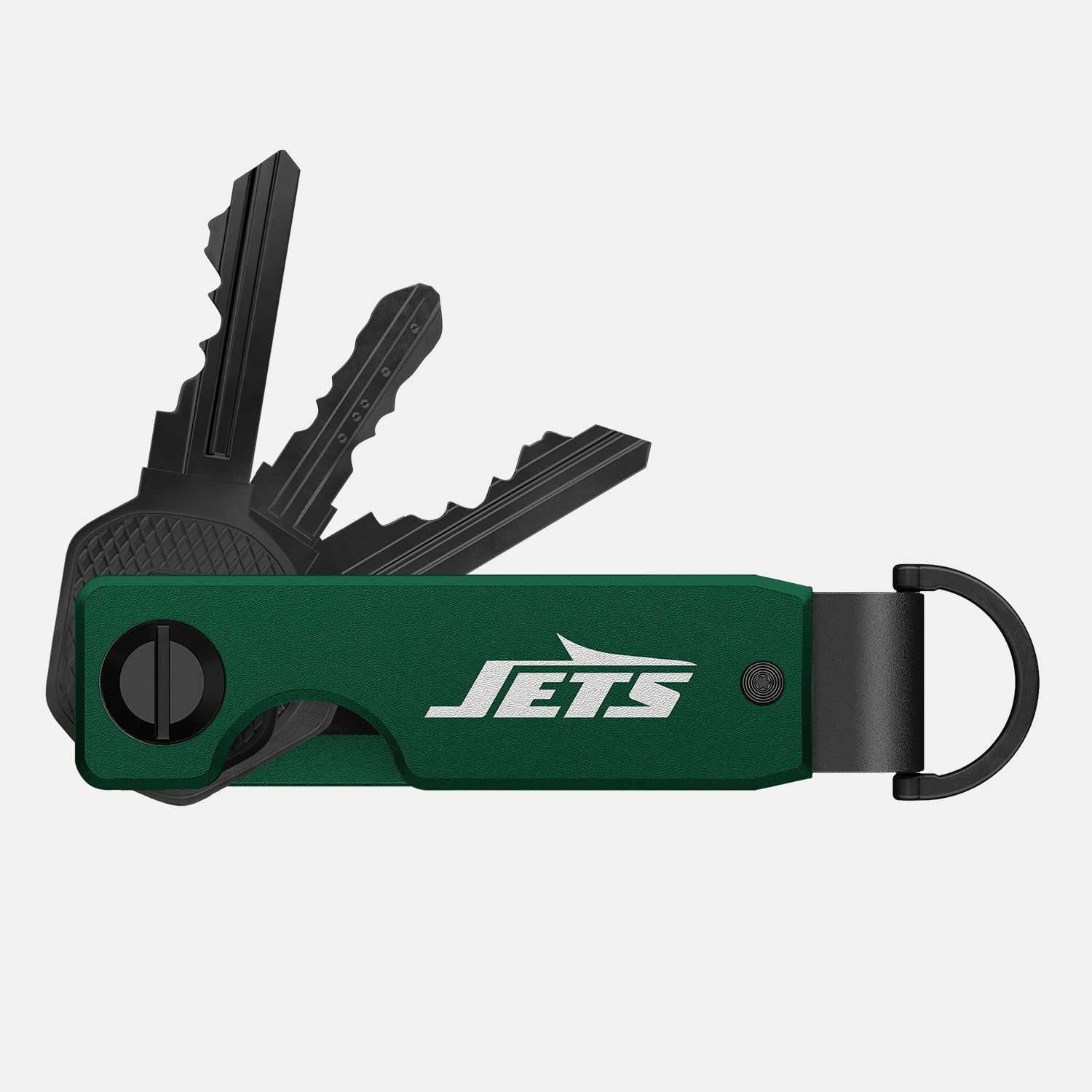 Ridge KeyCase for New York Jets - Slim RFID Blocking Key Holder with Money Clip - Perfect for Travel, Work, and Everyday Carry