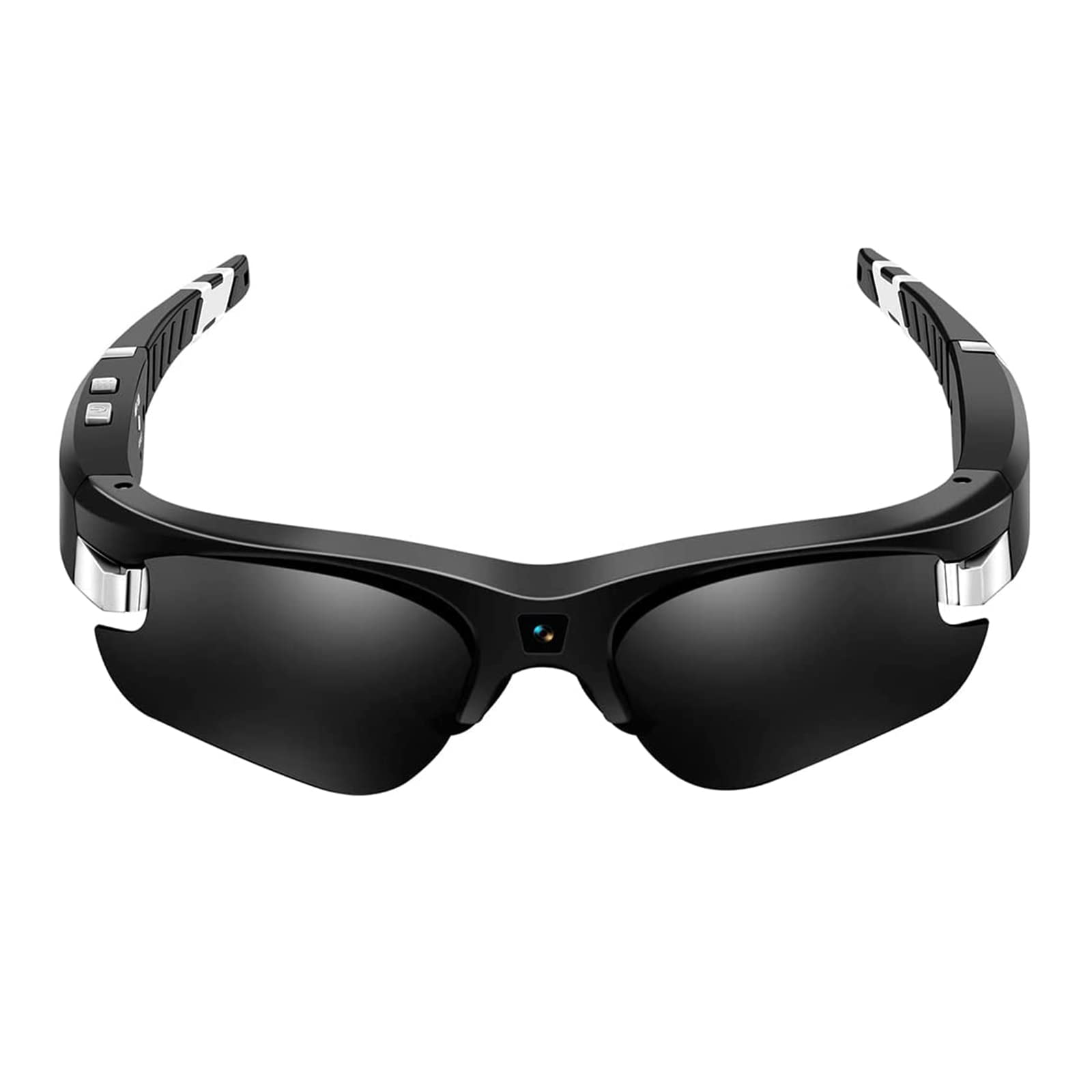 XGJJ 1080P HD Video Recording Glasses with Camera - Rechargeable Sunglasses for Outdoor Sports, Cycling, Driving & Hiking - Hands-Free Action Camera for Adventures & Vlogging