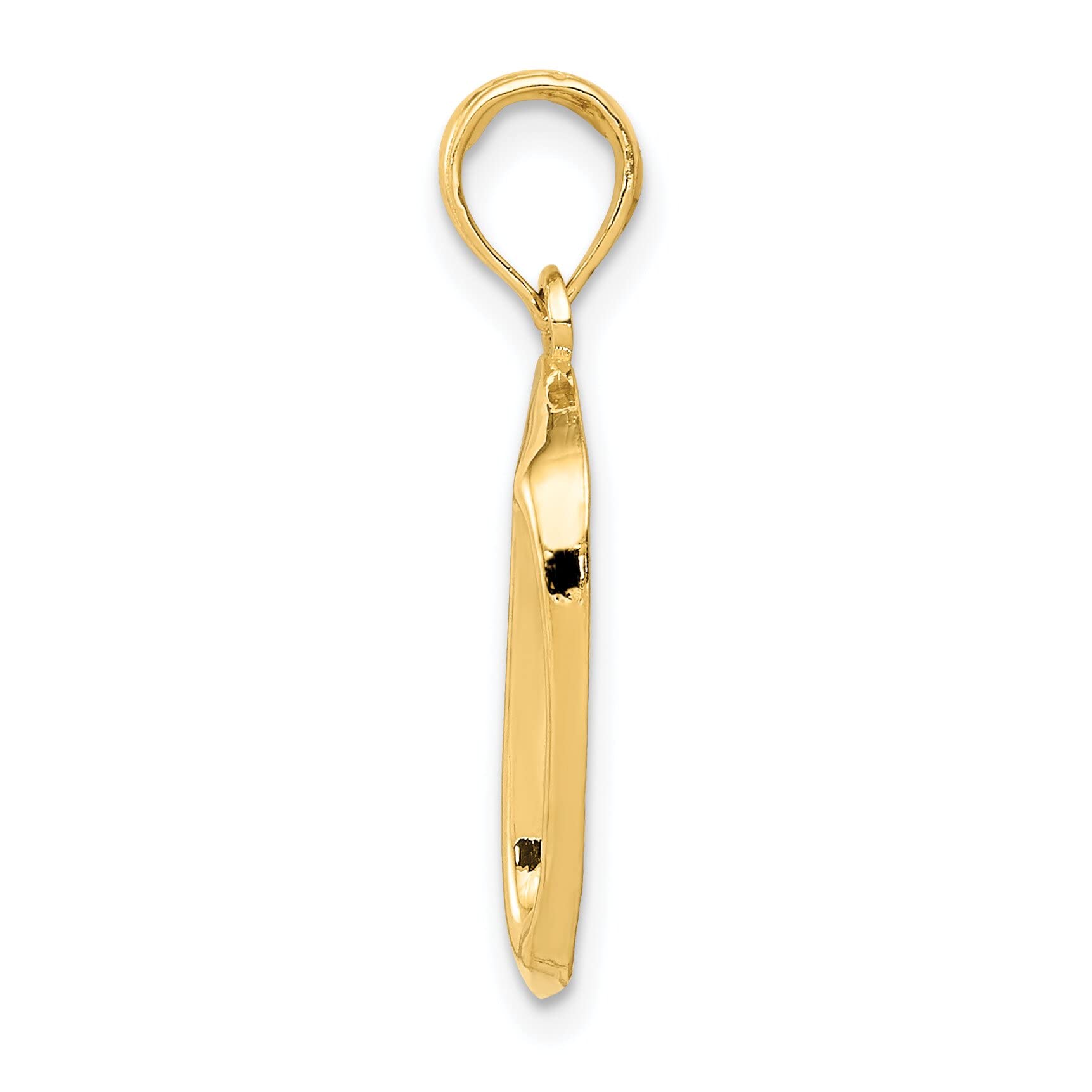 14K Gold Dog Bowl Pendant Charm - 22x10mm Handmade Pet Jewelry for Necklace, Bracelet & Gift - Perfect for Pet Lovers, Dog Owners & Animal-Themed Fashion Accessories