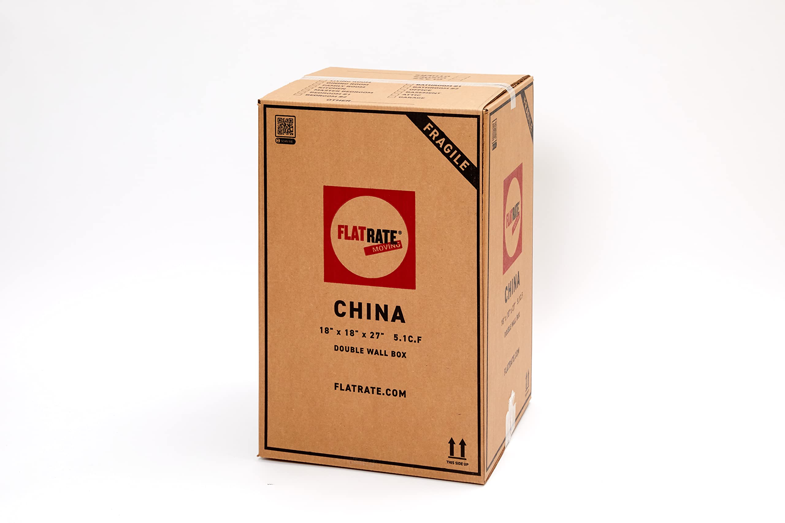 FlatRate Moving China/Dish Boxes 6 Pack - Heavy Duty Packing Boxes for Fragile Items, Kitchenware & Home Storage - Perfect for Moving, Shipping & Organizing Dishes