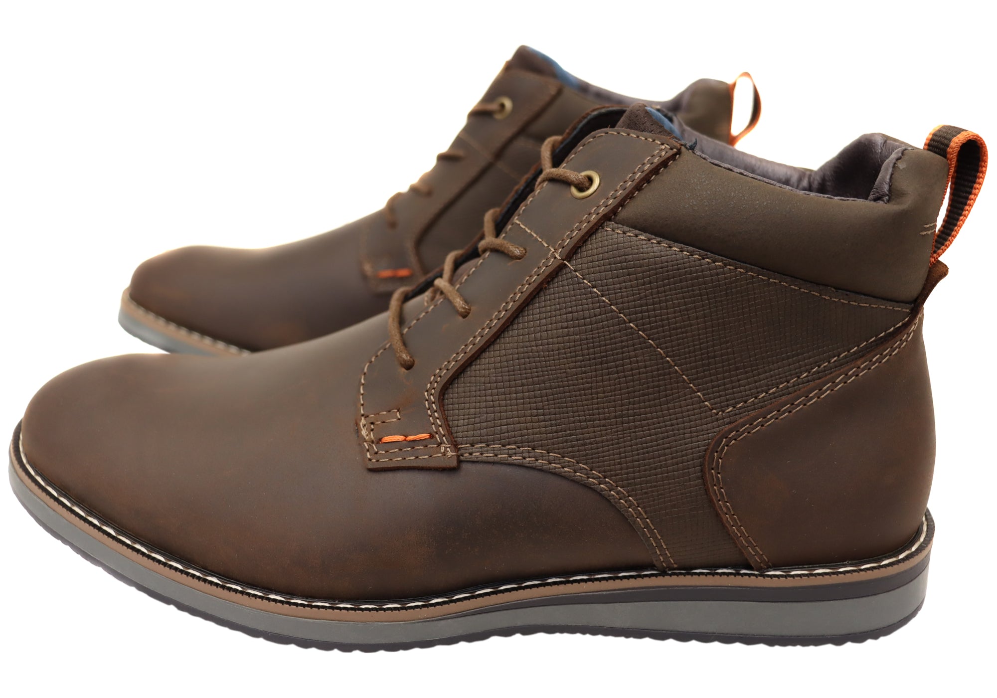 Nunn Bush by Florsheim Men's EE Extra Wide Circuit Chukka Boots - Comfortable Leather Casual Shoes for Wide Feet | Perfect for Work, Walking & Everyday Wear