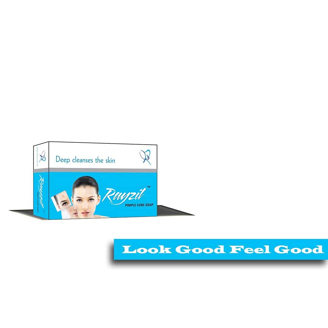 Natural Acne Treatment Soap - Pimple & Dark Spot Remover for Clear Skin, Lightens Dark Circles (6 x 75g) | Daily Face Wash for Oily & Sensitive Skin