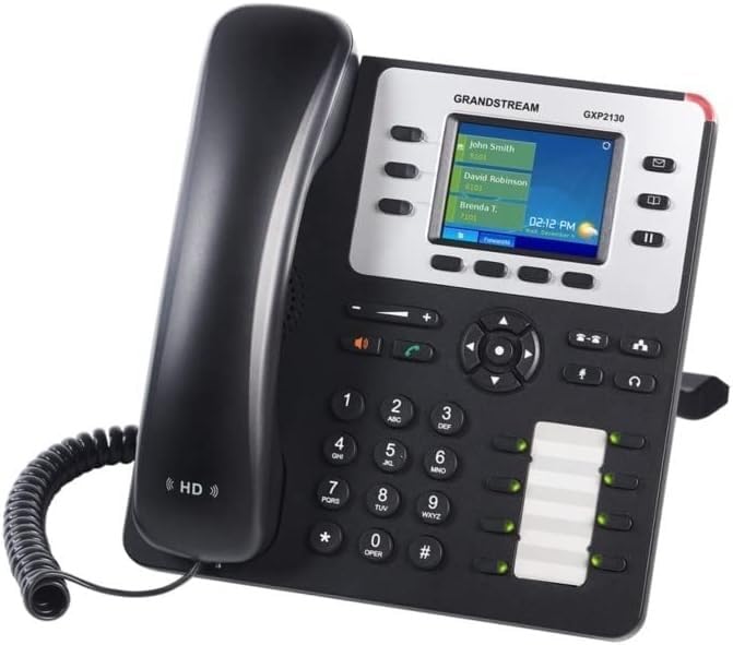 Grandstream GXP2130 IP Phone with 3 Lines & SIP Accounts | 2.8