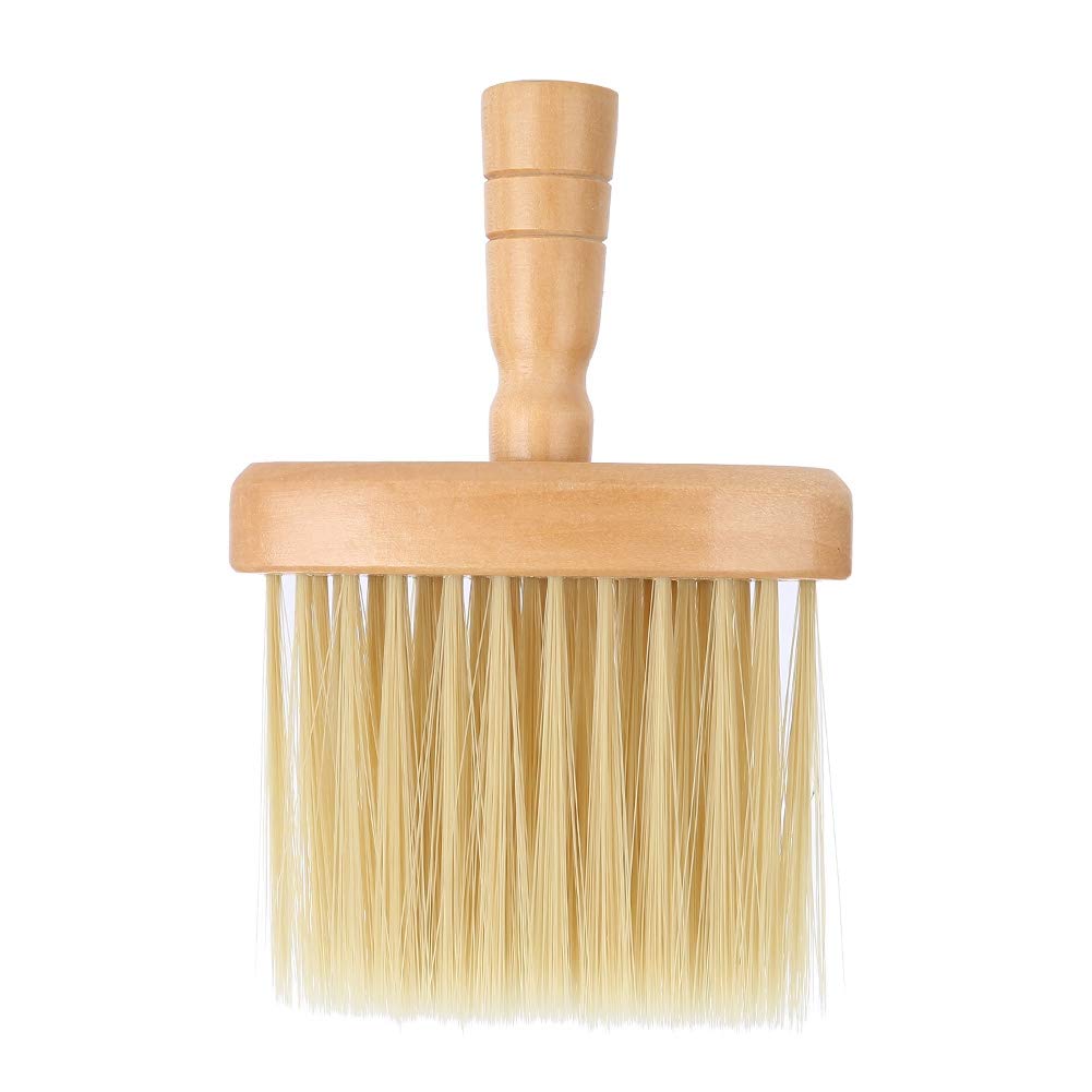 Wooden Hair Cleaning Brush with Anti-Slip Groove - Gentle Dusting Brush for Salon & Home Use - Perfect for Styling, Detangling & Quick Cleanup