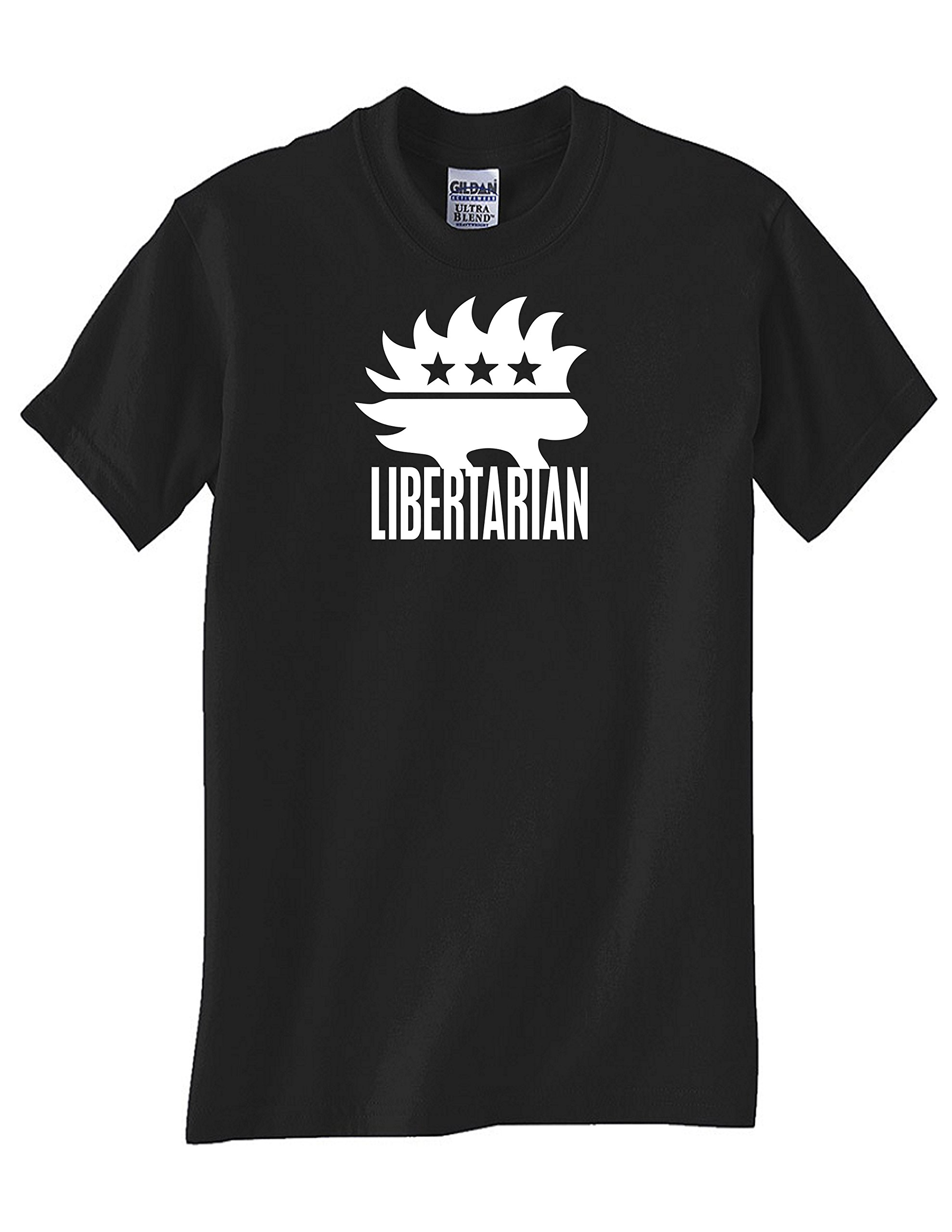 Libertarian Black T-Shirt - Premium Cotton Graphic Tee for Men & Women | Political Statement Apparel for Protests, Rallies & Casual Wear