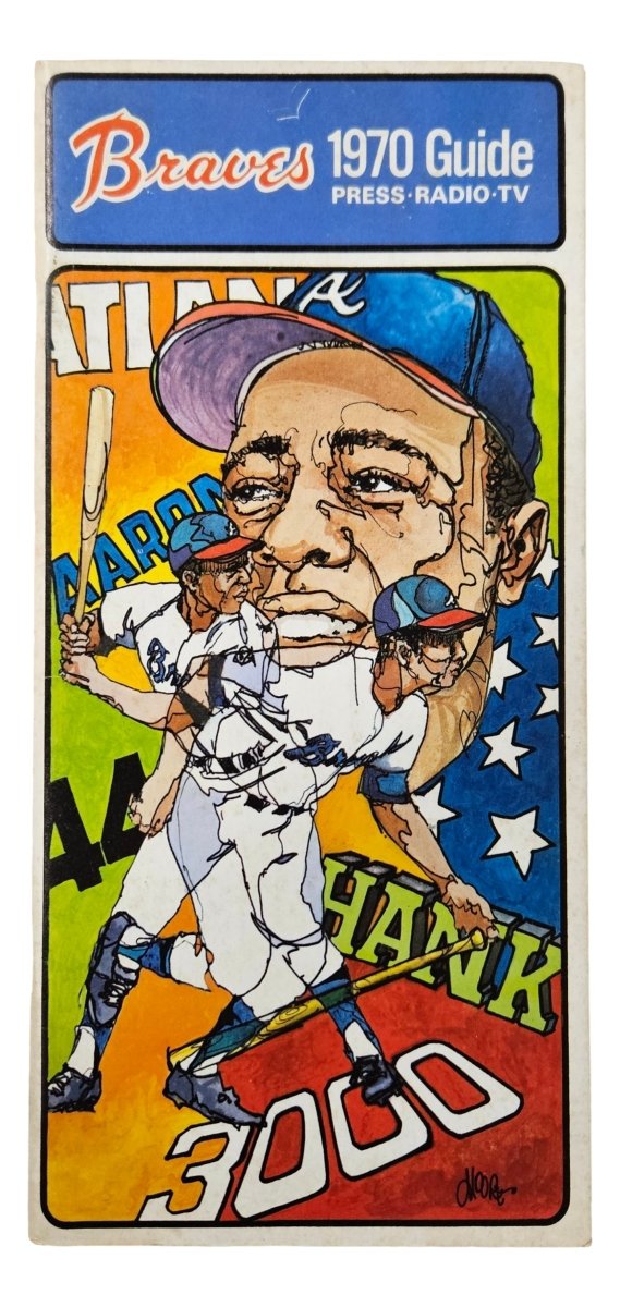 Atlanta Braves 1970 Media Guide - Vintage Baseball Collectible, MLB Memorabilia - Perfect for Sports Fans, Historians & Memorabilia Collectors