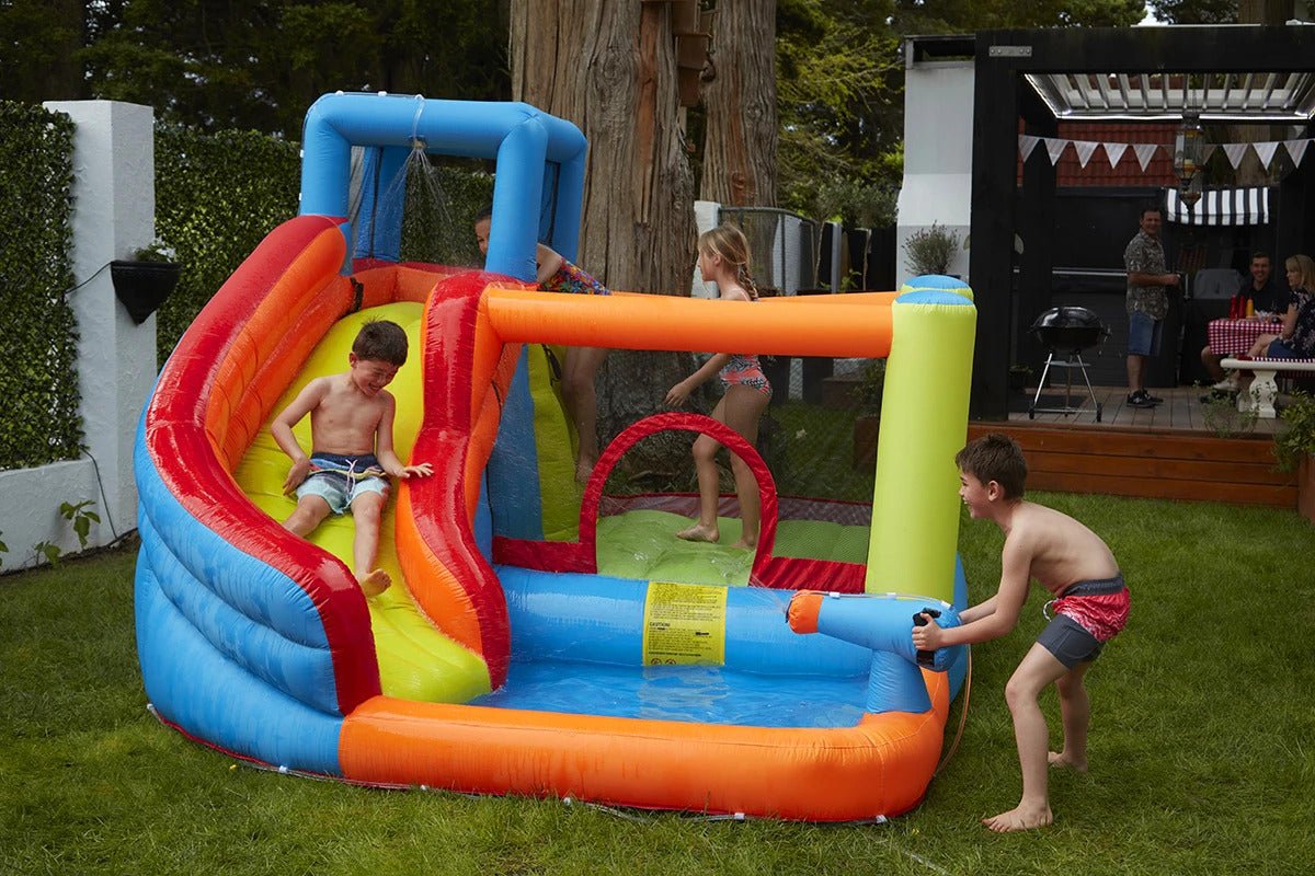 Inflatafun Lock 'n' Load - Premium Inflatable Water Blaster for Pool, Beach & Backyard Fun - Perfect for Summer Parties, Kids Outdoor Games & Water Battles