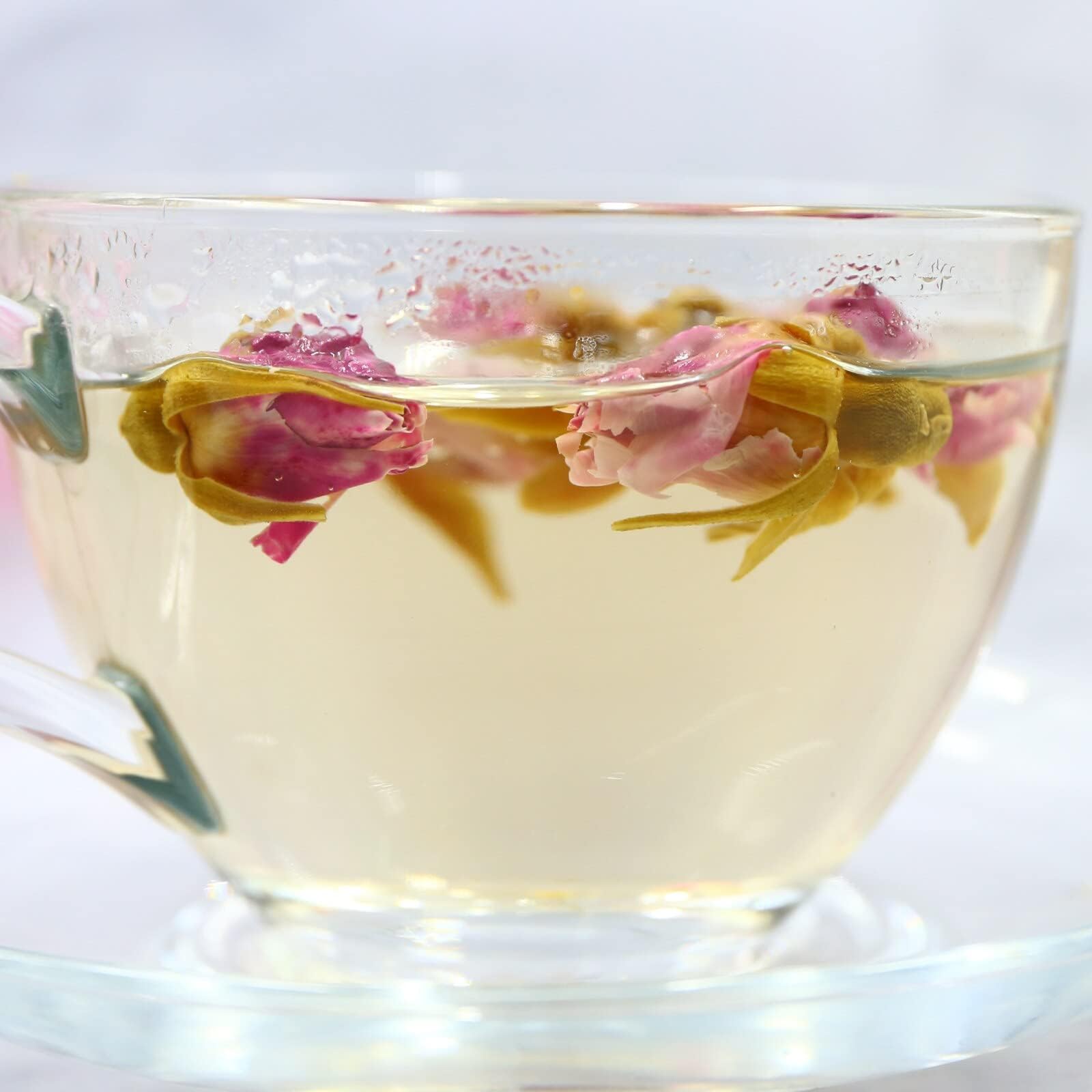 Premium Food-Grade Dried Rose Buds 114g - Fragrant Organic Rose Flowers for Tea, Baking, Soap Making & DIY Crafts - Perfect for Relaxing Herbal Tea, Wedding Decor, Bath Bombs & Aromatherapy
