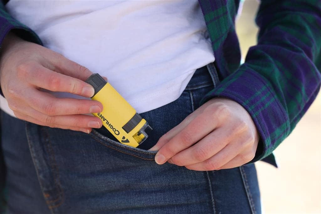 Coghlan's Pocket Microscope - 10x Magnification, Compact & Portable for Outdoor Exploration, Hiking, Camping, and Nature Study
