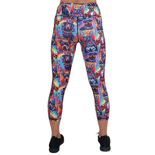 Premium High Waist Yoga Leggings for Women - Sit Stay Slay - Comfortable Workout Pants for Running, Gym & Lounge - Trendy Activewear for Fitness & Everyday Wear