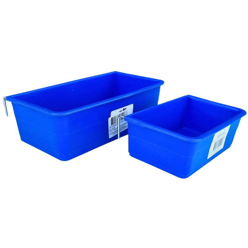 Durable Plastic Rectangle Bird Feeder Bowl - Perfect for Outdoor Bird Feeding & Garden Decoration